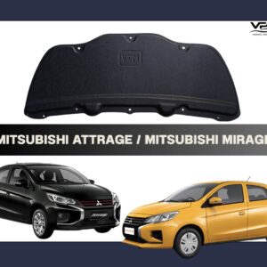 ฉนวนกันความร้อนและกันซับเสียงเครื่องรถยนต์ Mitsubishi Attrage-Mirage คุณภาพสูงจาก VPM Thermal Insulation